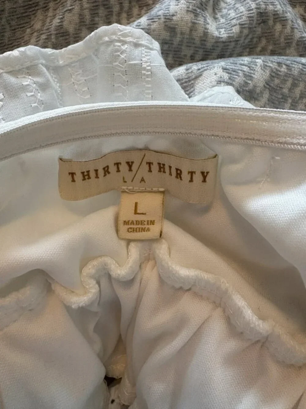 White strapless top - Picture 3 of 3